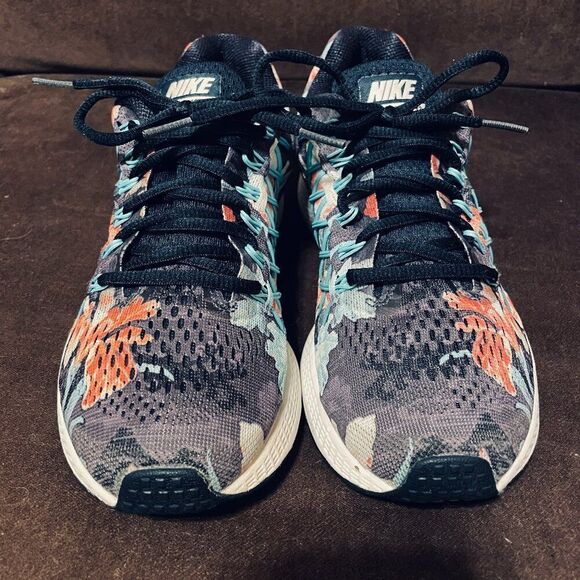 RARE Nike Pegasus 32 Photosynthesis Obsidian Teal Floral women's 8 US 39 EUR - Picture 2 of 8